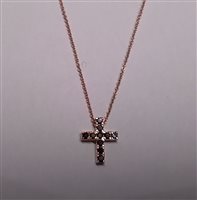 Collana Soprana Uomo CROCI in Oro Diamante Black 0.46 Ct CRO1-10 - CRO1-10